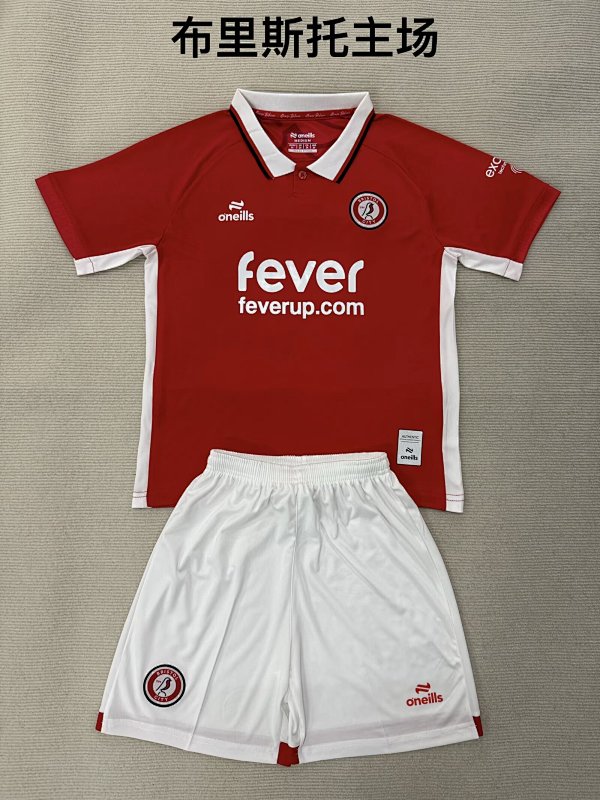 Niño_Adults And Youth Bristol City Home Soccer Uniform 25 26-Li
