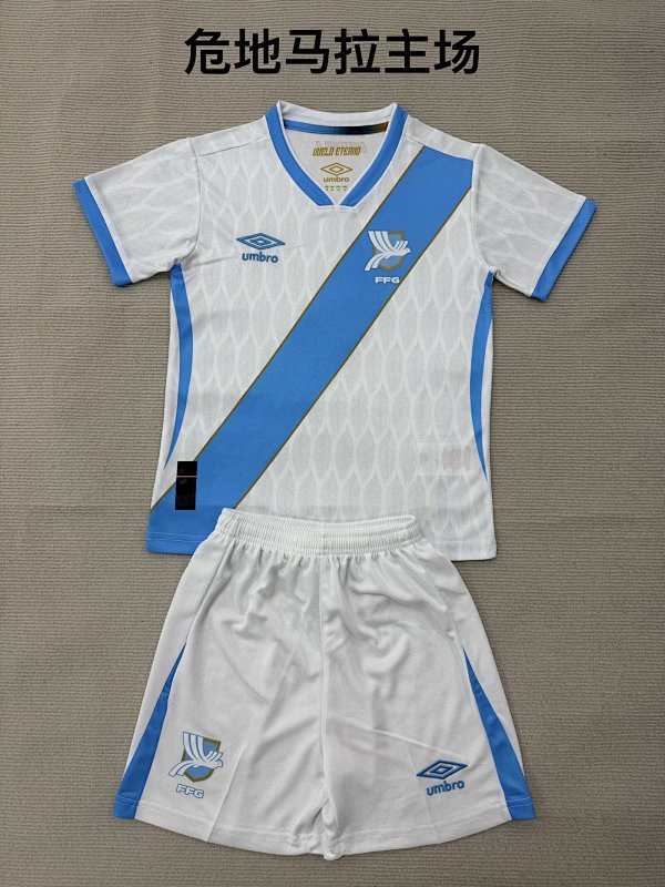 Niño_Adults And Youth Guatemala Home Soccer Uniform 26
