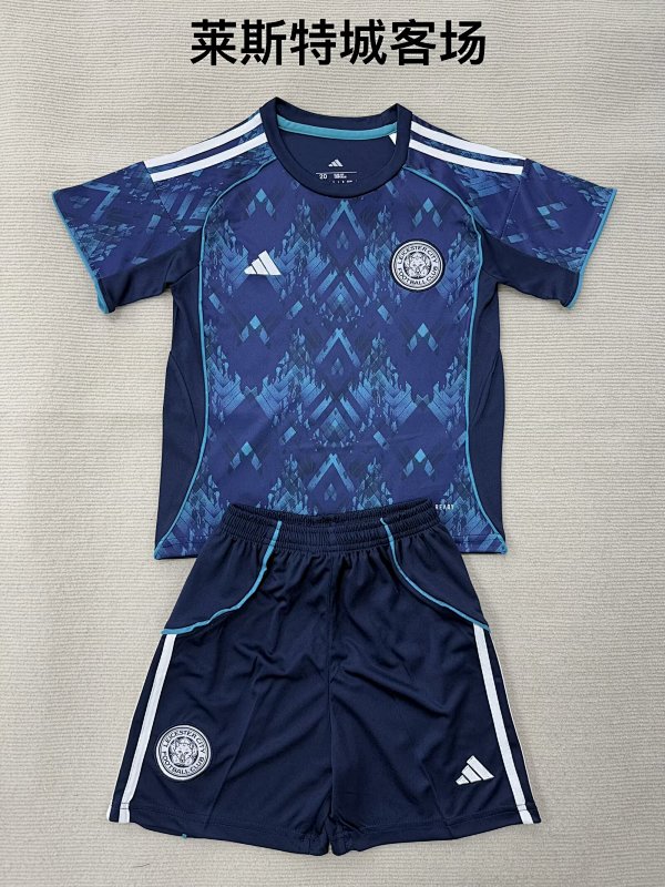 Niño_Adults And Youth Leicester City Away Soccer Uniform 25