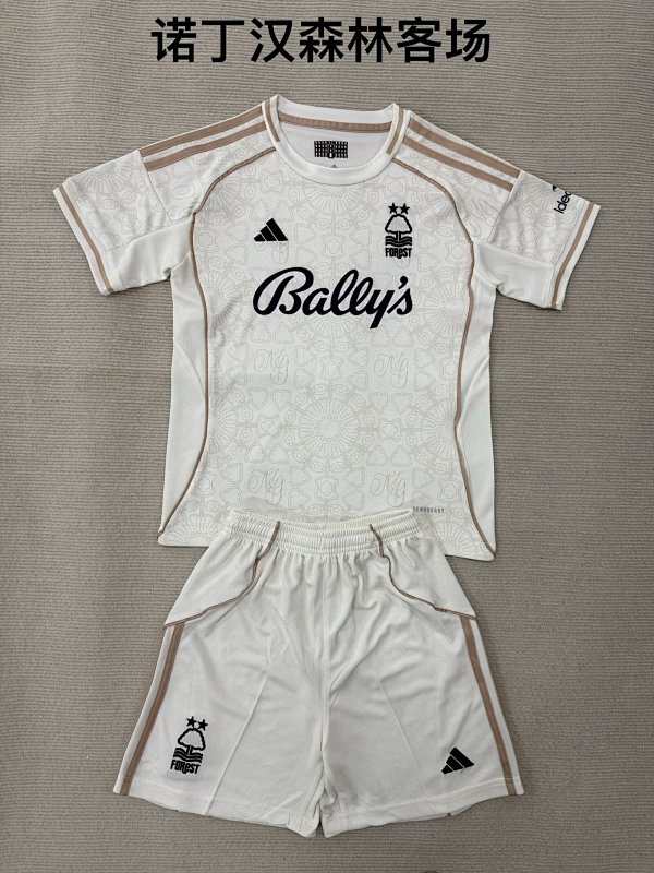 Niño_Adults And Youth Nottingham Forest Away Soccer Uniform 25