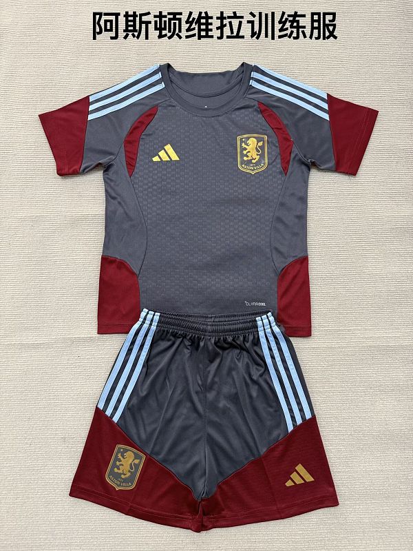 Niño_Aston villa 26-27 grey with red training kid