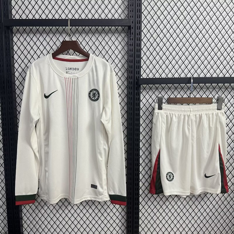 Niño_CFC Away Long Sleeve Soccer Uniform 25