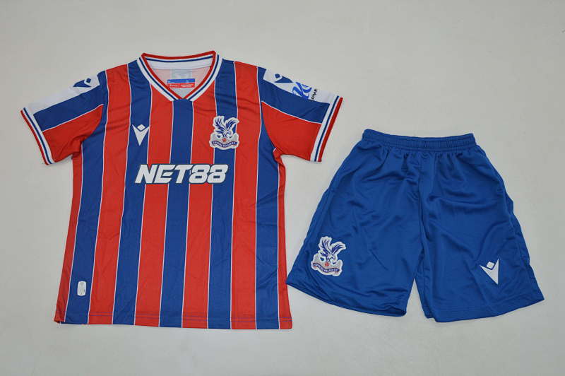 Niño_Kids Crystal Palace Home Soccer Uniform 25