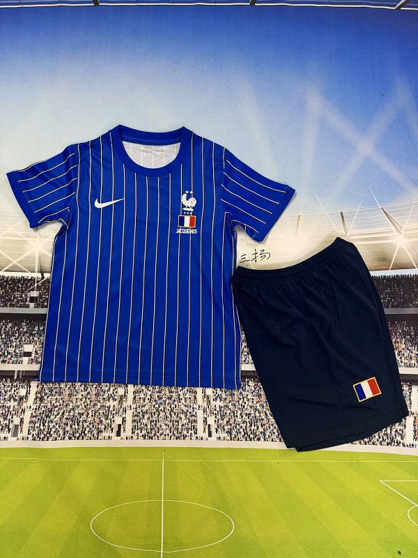 Niño_Kids France Soccer Uniform 26