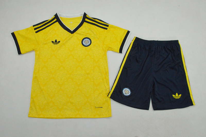 Niño_Kids Leeds United Away Soccer Uniform 26 27-a8