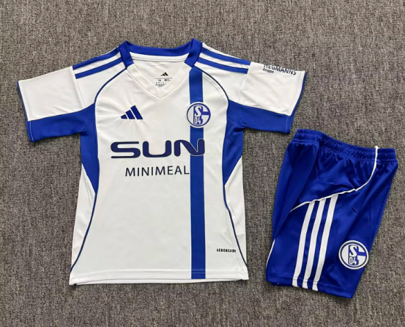 Niño_Schalke 04 25-26 white away kid