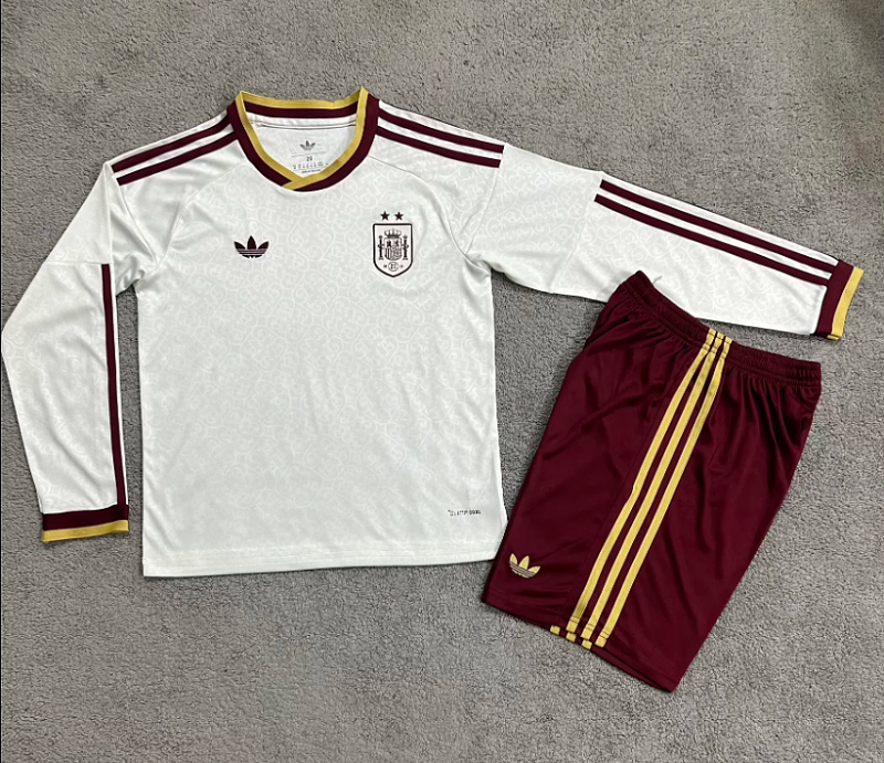 Niño_Spain 26 two star away long sleeve kid