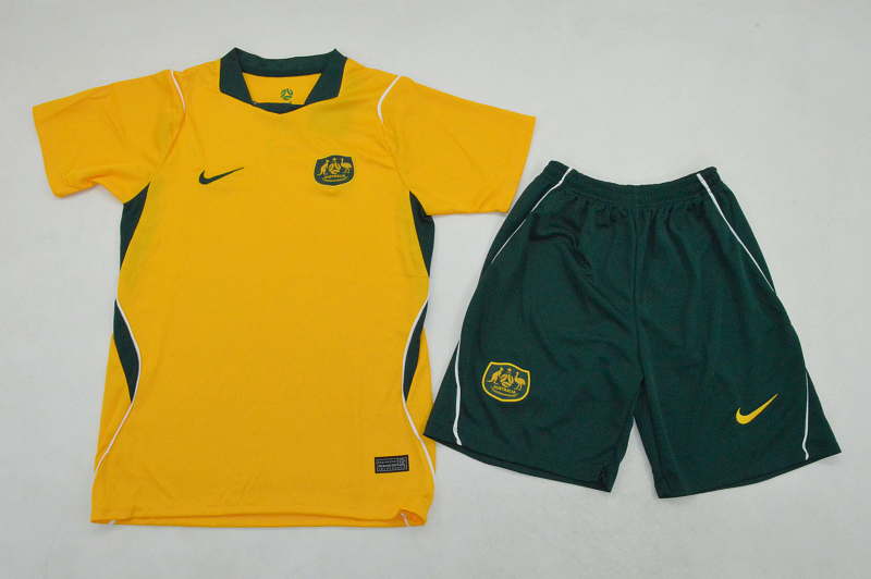 Niño_kids kit 2026 Australia home soccer jersey size 16-30