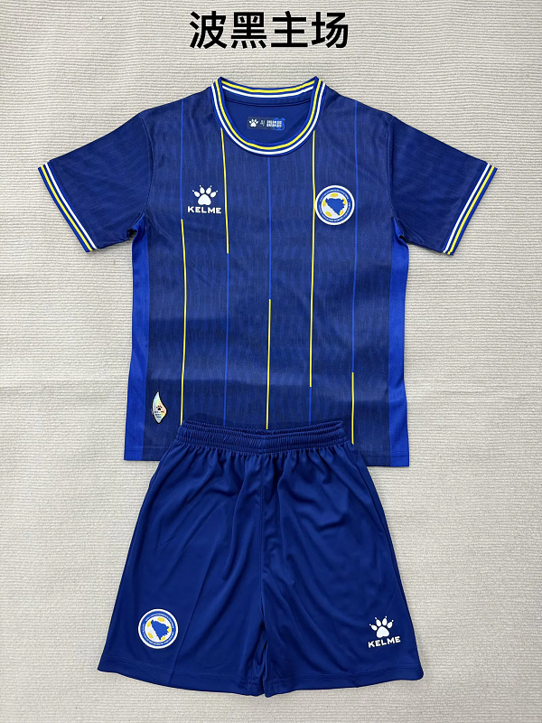 Niño_kids kit 2026 Bosnia and Herzegovina home soccer jersey size 16-28