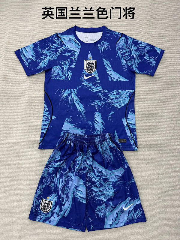 Niño_kids kit 2026 England GK soccer jersey size 16-28
