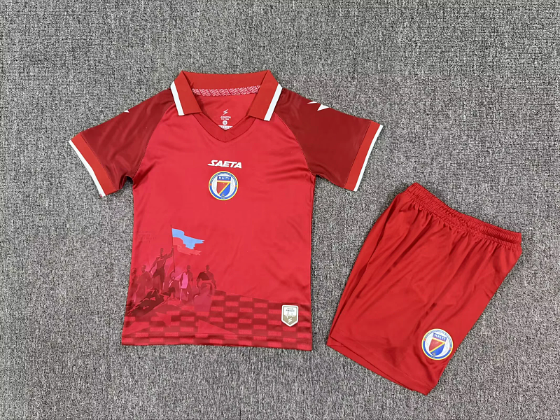 Niño_kids kit 2026 Haiti third soccer jersey size 16-28
