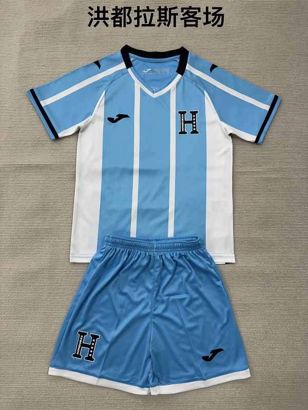 Niño_kids kit 2026 Honduras away soccer jersey size 16-28