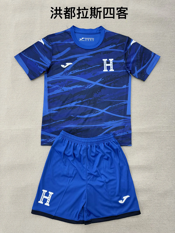 Niño_kids kit 2026 Honduras fourth soccer jersey size 16-28