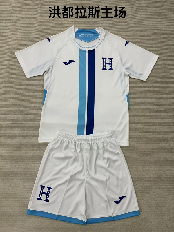 Niño_kids kit 2026 Honduras home soccer jersey size 16-28