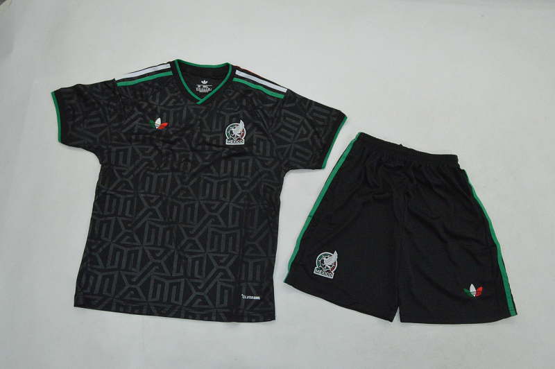 Niño_kids kit 2026 Mexico third soccer jersey size 16-28