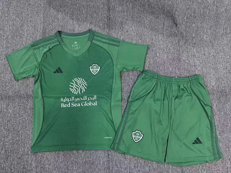 Niño_kids kit 25-26 Al Ahli Saudi away soccer jersey size 16-28