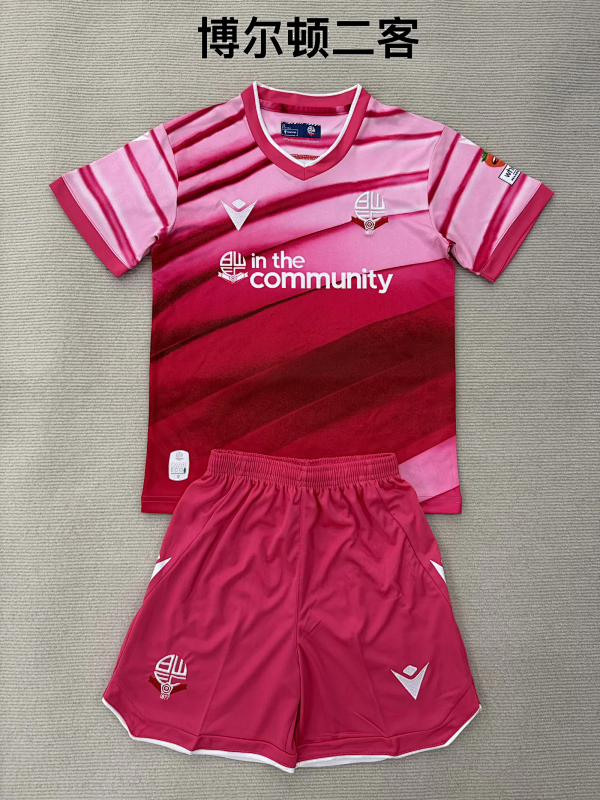 Niño_kids kit 25-26 Bolton Wanderers third soccer jersey size 16-28