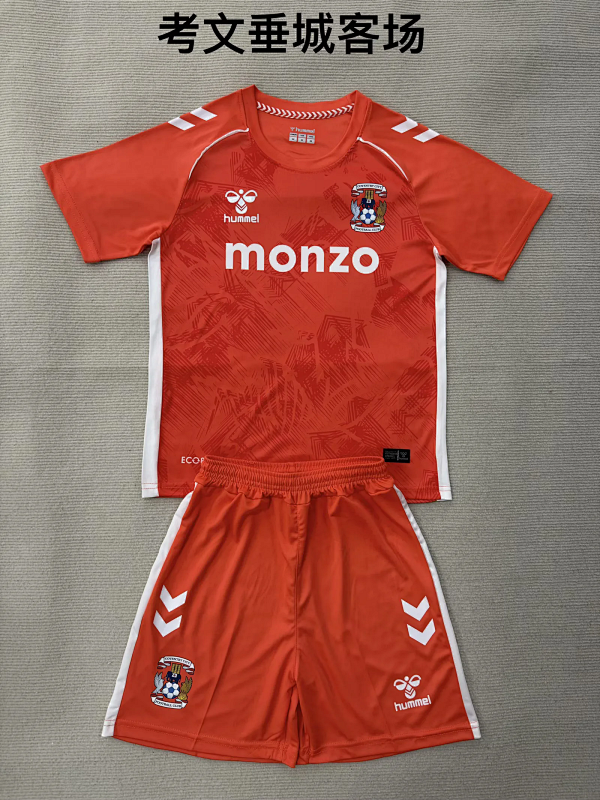Niño_kids kit 25-26 Coventry City away soccer jersey size 16-28