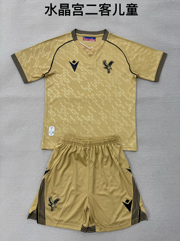 Niño_kids kit 25-26 Crystal Palace third soccer jersey size 16-28