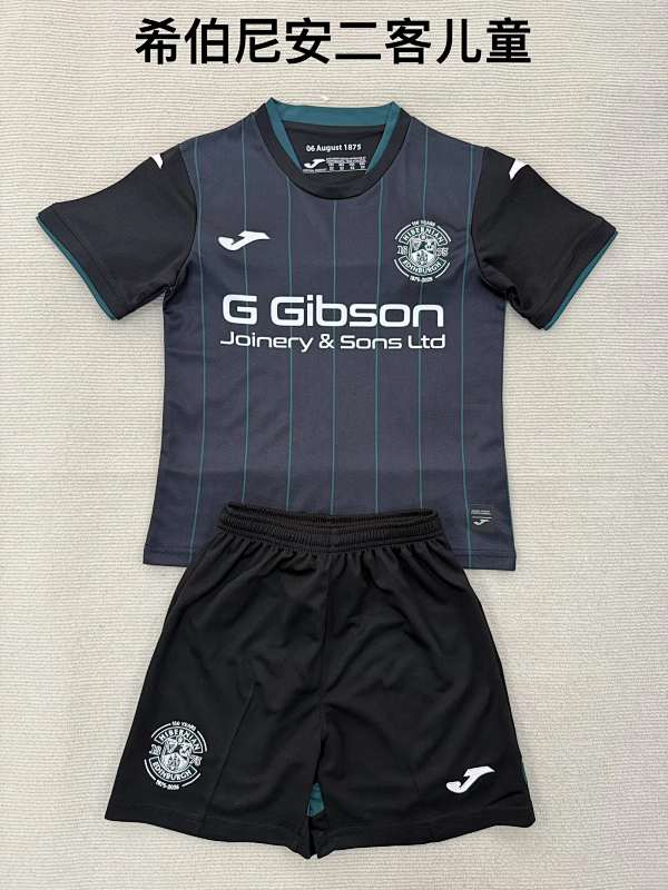 Niño_kids kit 25-26 Hibernian third soccer jersey size 16-28