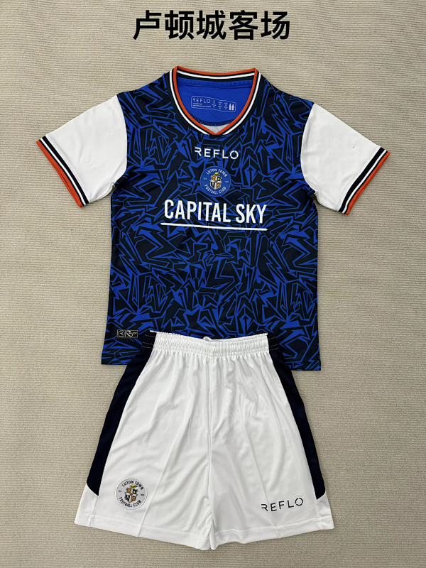 Niño_kids kit 25-26 Luton Town away soccer jersey size 16-28