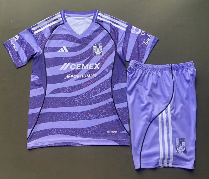 Niño_kids kit 25-26 Tigres third jersey size 16-28