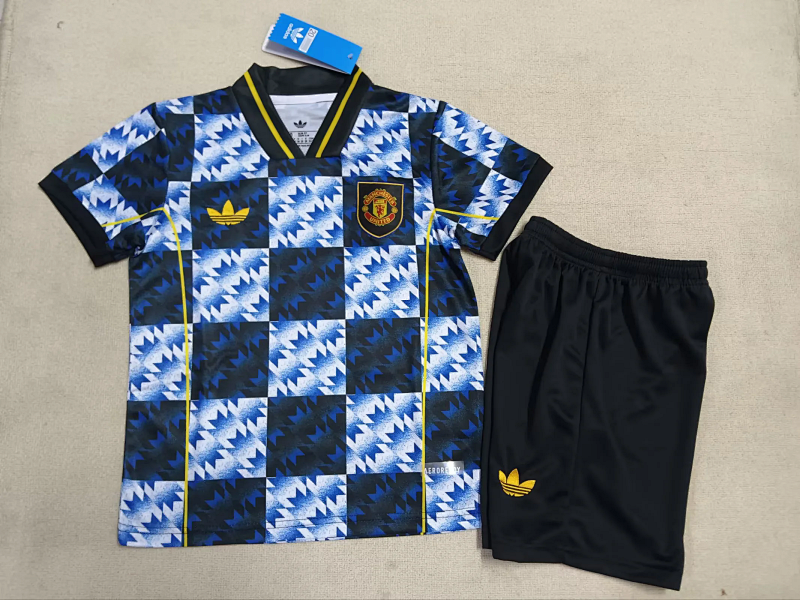 Niño_kids kit 25-26 man u special version soccer jersey size 16-28