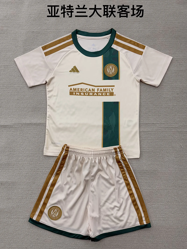 Niño_kids kit 26-27 Atlanta United away soccer jersey size 16-28