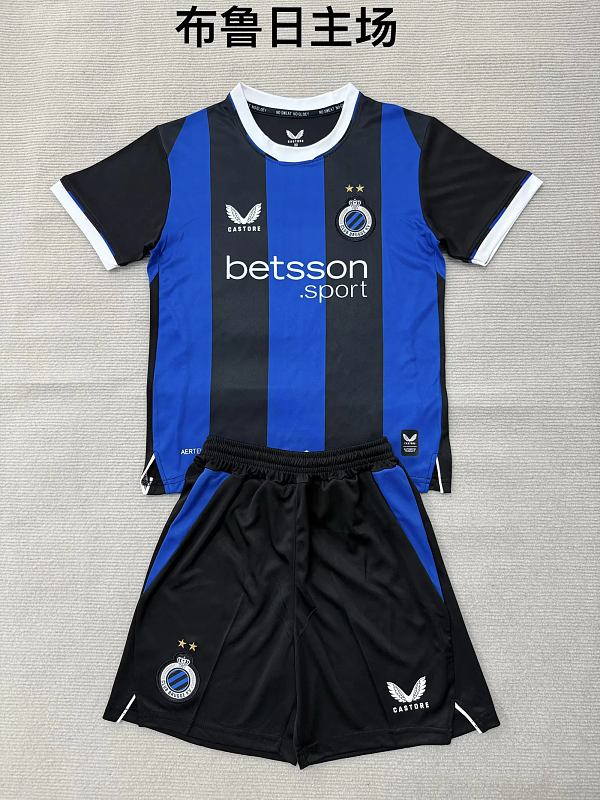 Niño_kids kit 26-27 Brugge home soccer jersey size 16-28