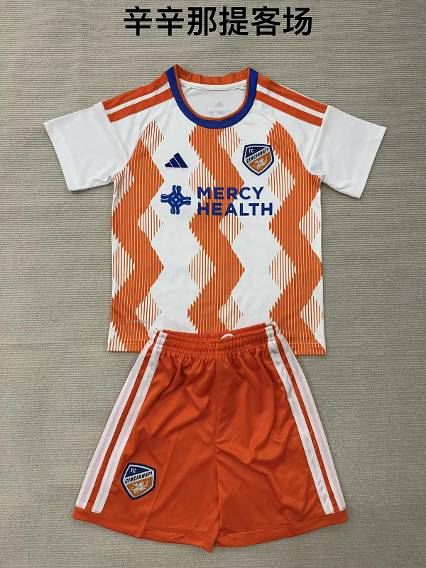 Niño_kids kit 26-27 Cincinnati away soccer jersey size 16-28