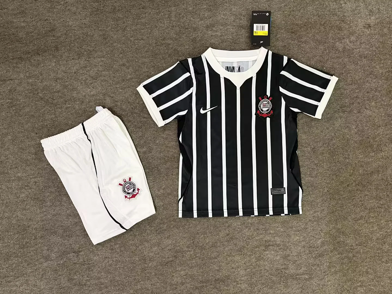 Niño_kids kit 26-27 Corinthians away soccer jersey size 16-28