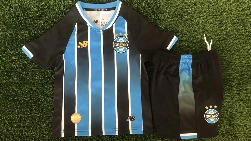 Niño_kids kit 26-27 Gremio home soccer jersey size 16-28
