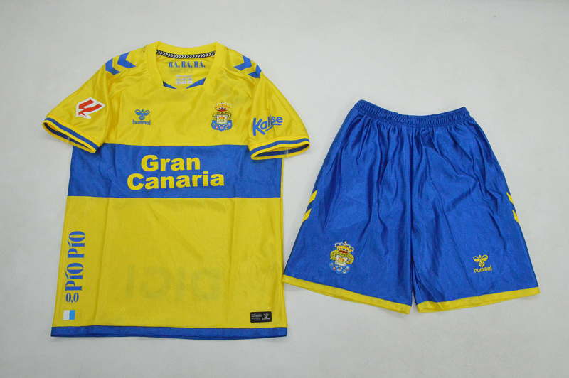 Niño_kids kit 26-27 Las Palmas home soccer jersey size 16-28