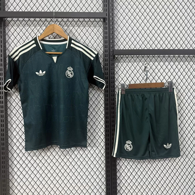 Niño_kids kit 26-27 RM away soccer jersey size 16-28