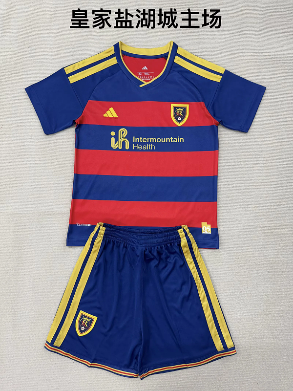 Niño_kids kit 26-27 Real Salt Lake home soccer jersey 16-28