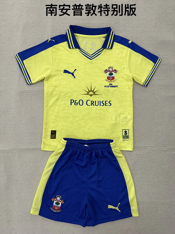 Niño_kids kit 26-27 Southampton 50th Anniversary soccer jersey size 16-28