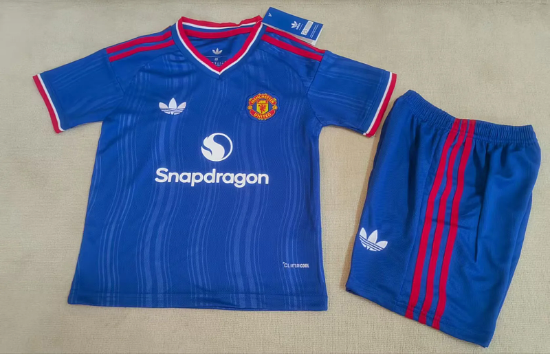Niño_kids kit 26-27 man u away soccer jersey size 16-30