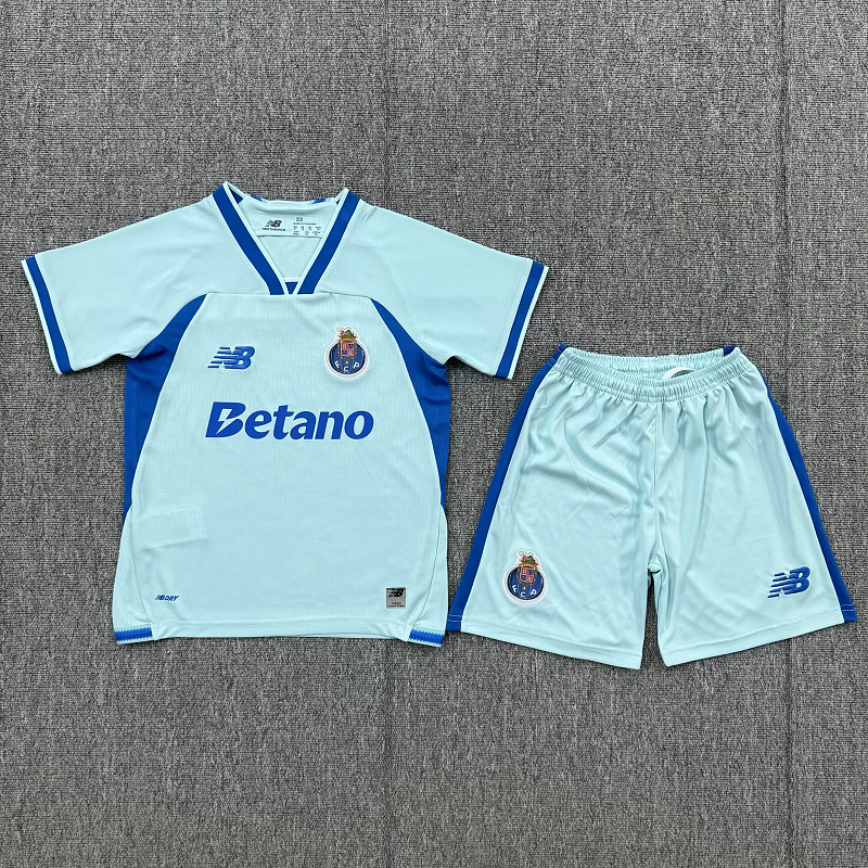 Niño_kids kit 26-27 port third soccer jersey size 16-28