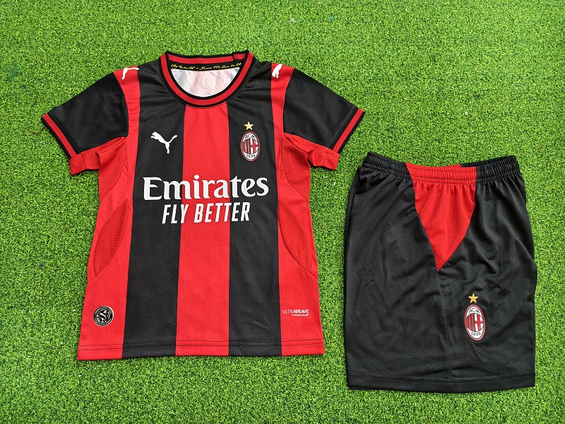 Niño_player version kids kit 26-27 AC home jersey size 16-28