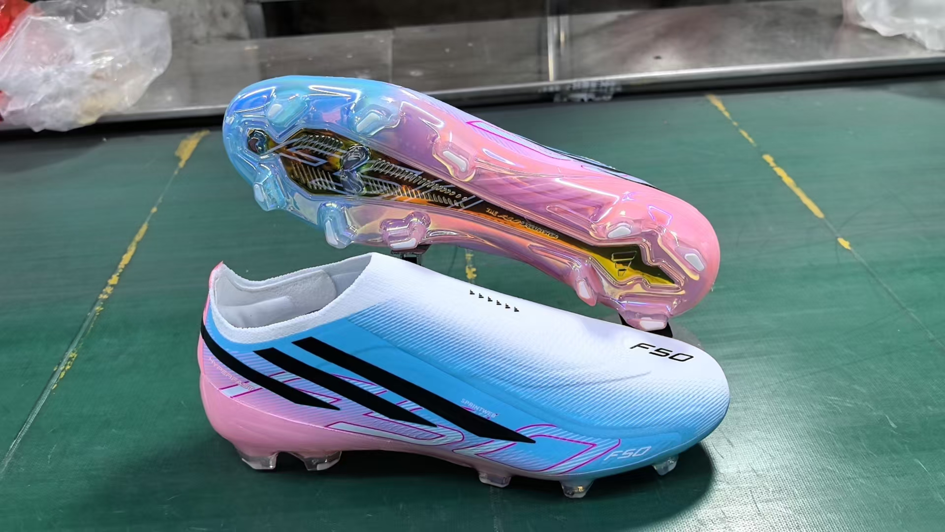 Tacos Adidas_adidas F50 HYPERFAST ELITE Laceless FG SIZE 36-45-103508661