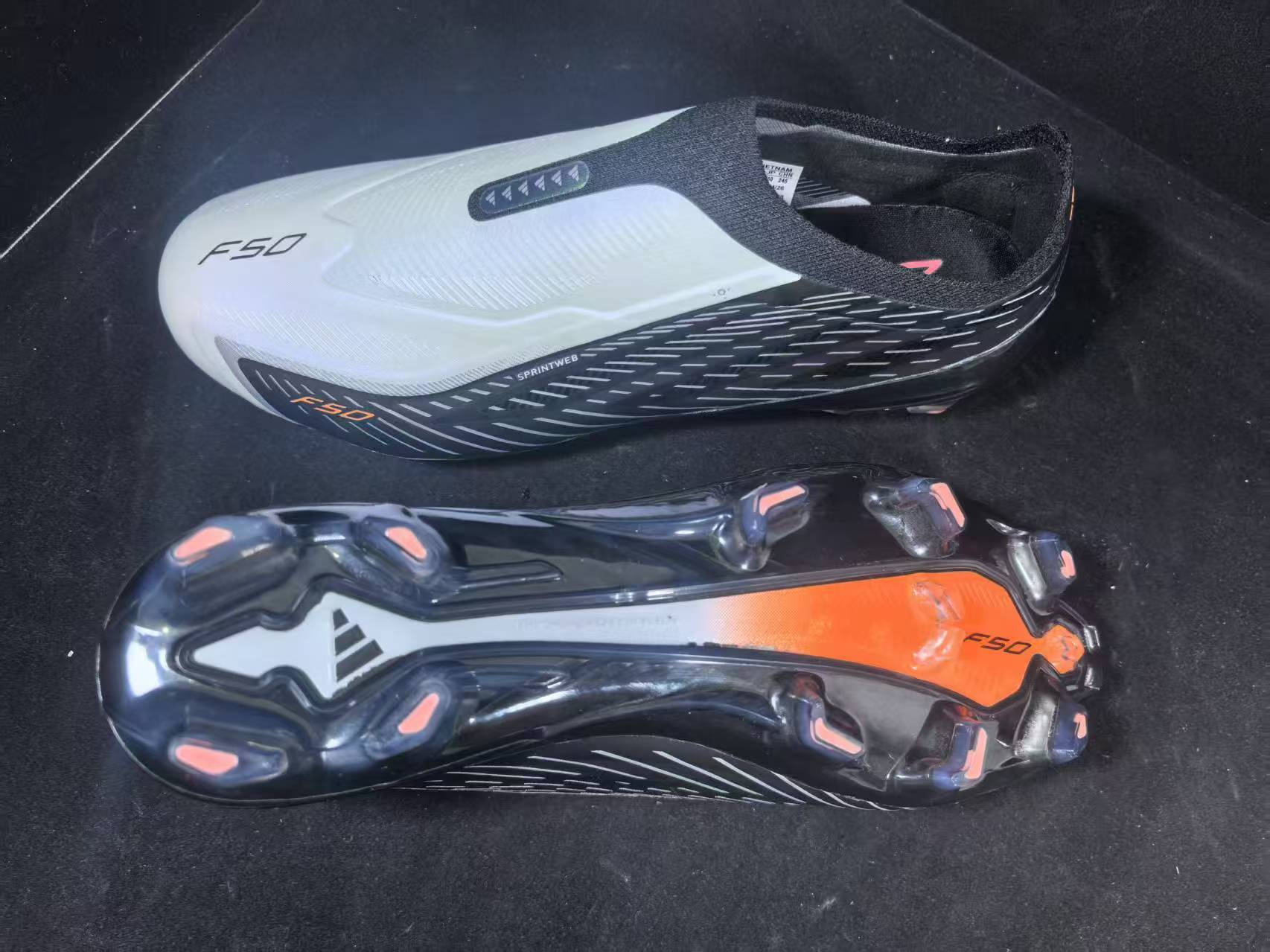 Tacos Adidas_adidas F50 HYPERFAST ELITE Laceless FG SIZE 36-45-103591403