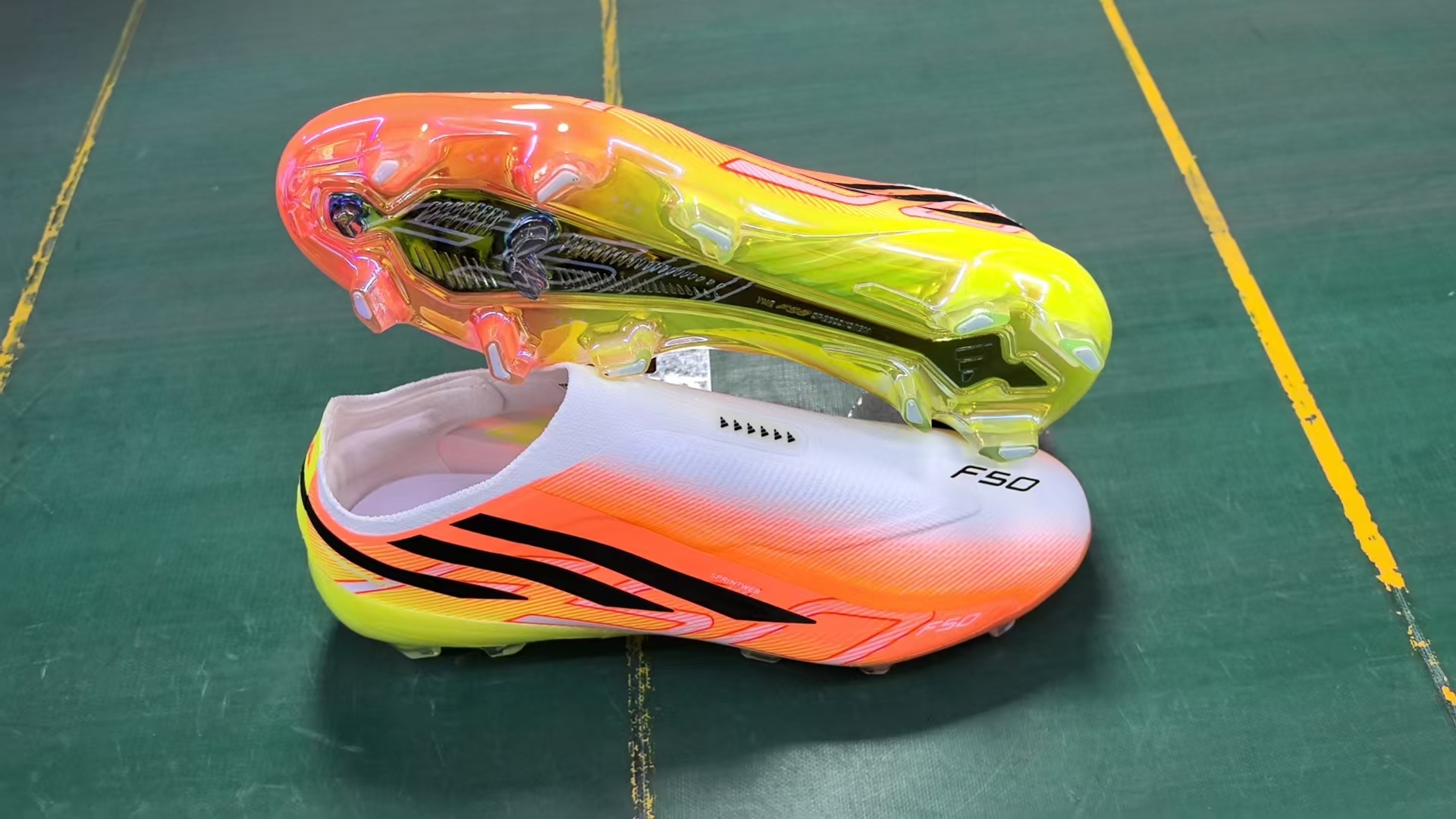 Tacos Adidas_adidas F50 HYPERFAST ELITE Laceless FG SIZE 36-45-103646305