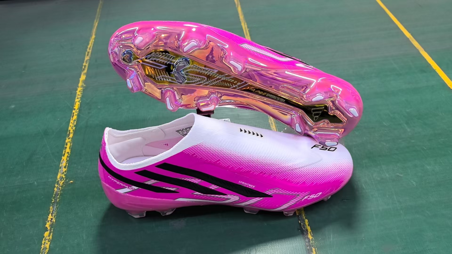 Tacos Adidas_adidas F50 HYPERFAST ELITE Laceless FG SIZE 36-45-103646308