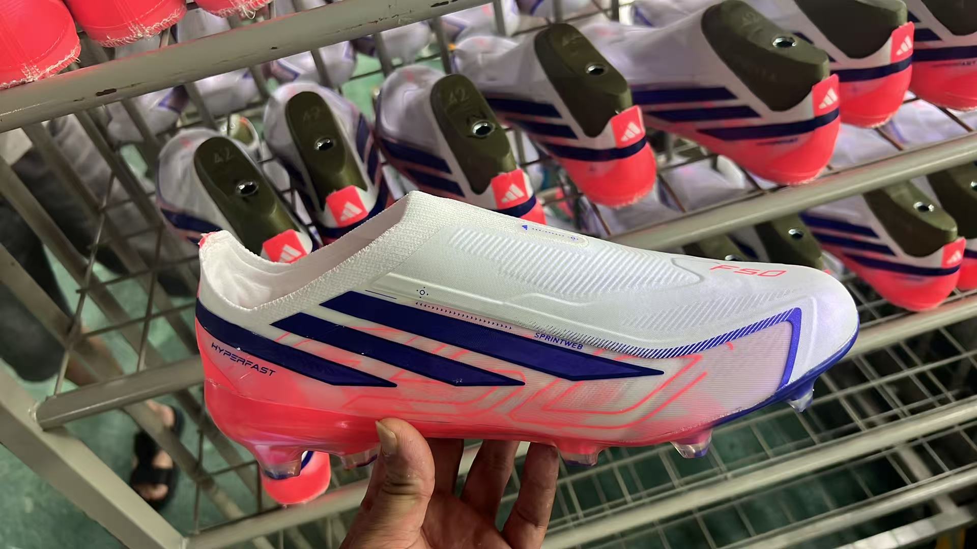 Tacos Adidas_adidas F50 HYPERFAST ELITE Laceless FG SIZE 36-45-94114729