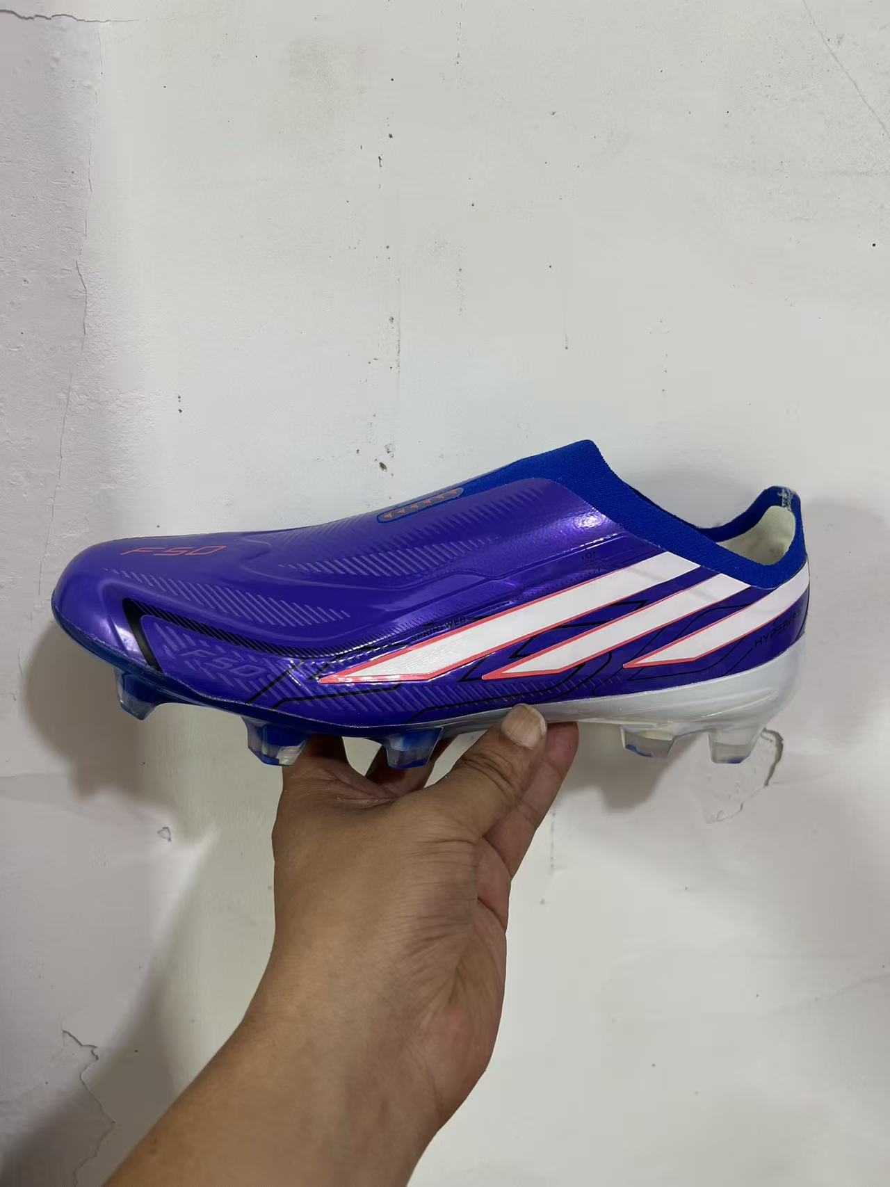 Tacos Adidas_adidas F50 HYPERFAST ELITE Laceless FG SIZE 36-45-95845691