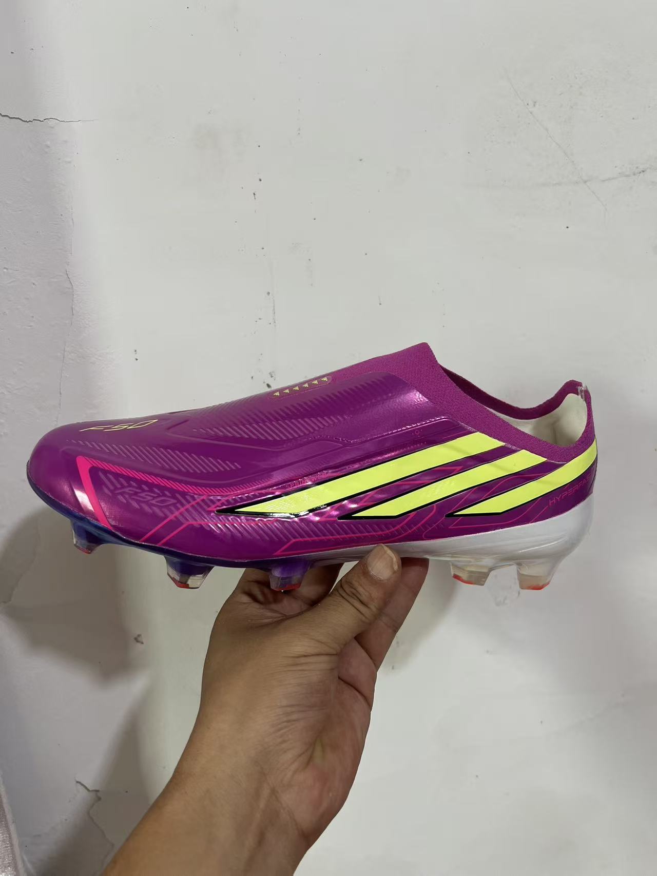 Tacos Adidas_adidas F50 HYPERFAST ELITE Laceless FG SIZE 36-45-95845693