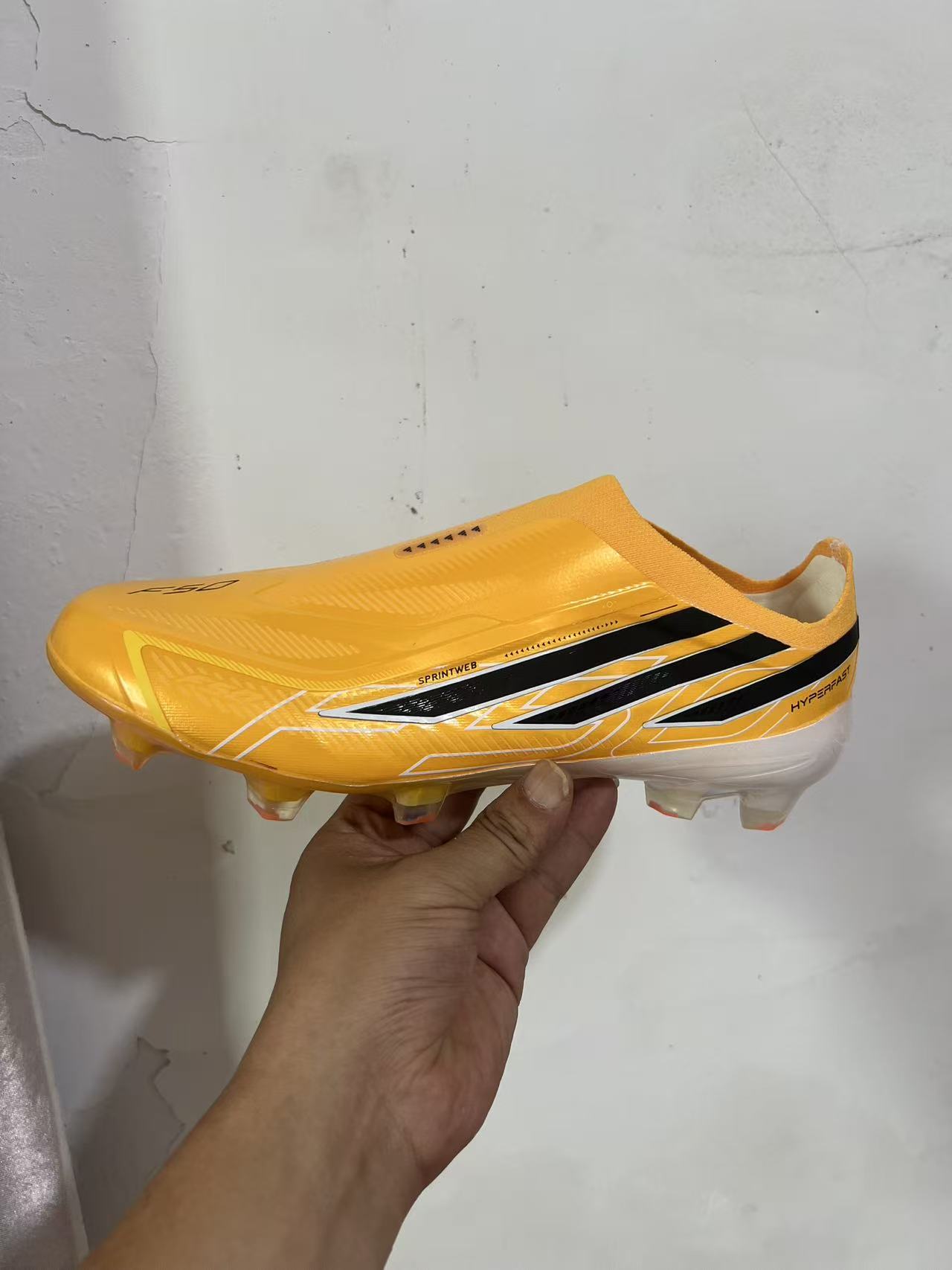 Tacos Adidas_adidas F50 HYPERFAST ELITE Laceless FG SIZE 36-45-95845695