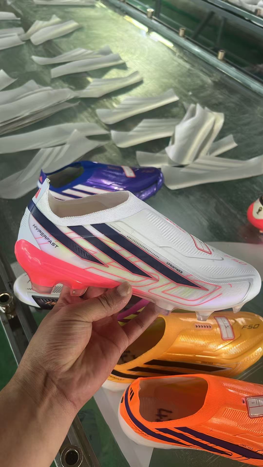 Tacos Adidas_adidas F50 HYPERFAST ELITE Laceless FG SIZE 36-45-95845700