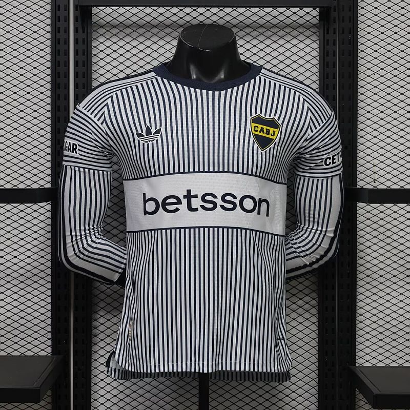 Version Player_Boca 26-27 away long sleeve player version Jerseys S-4XL