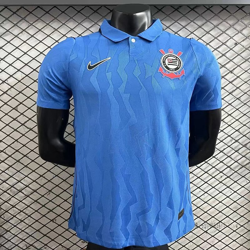 Version Player_Corinthians 26-27 blue third away player version Jerseys S-4XL